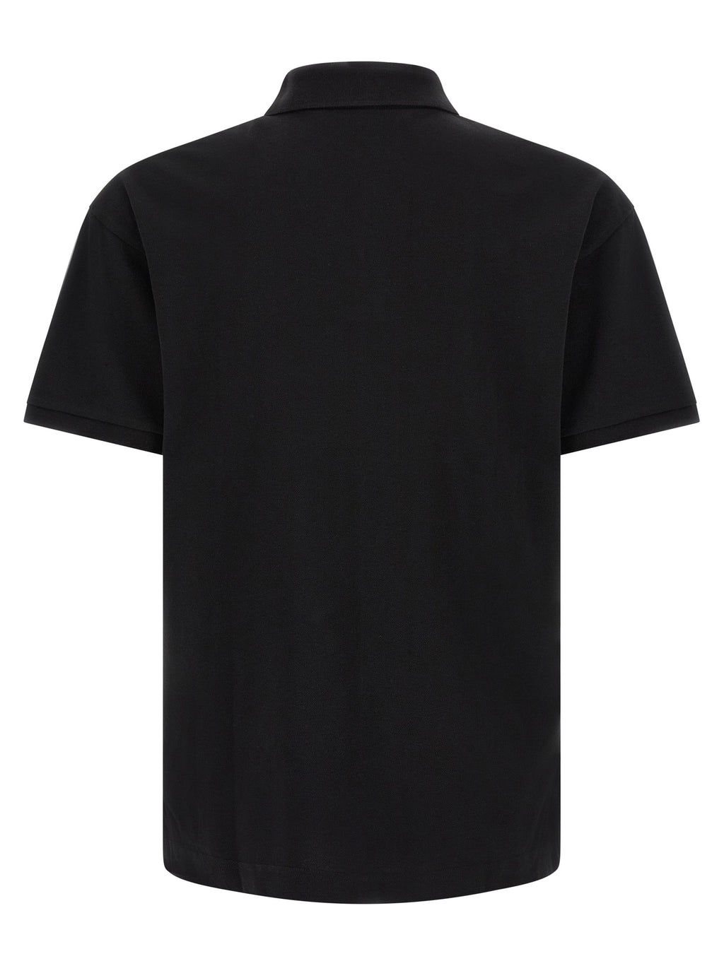 Black Cotton Polo Shirt