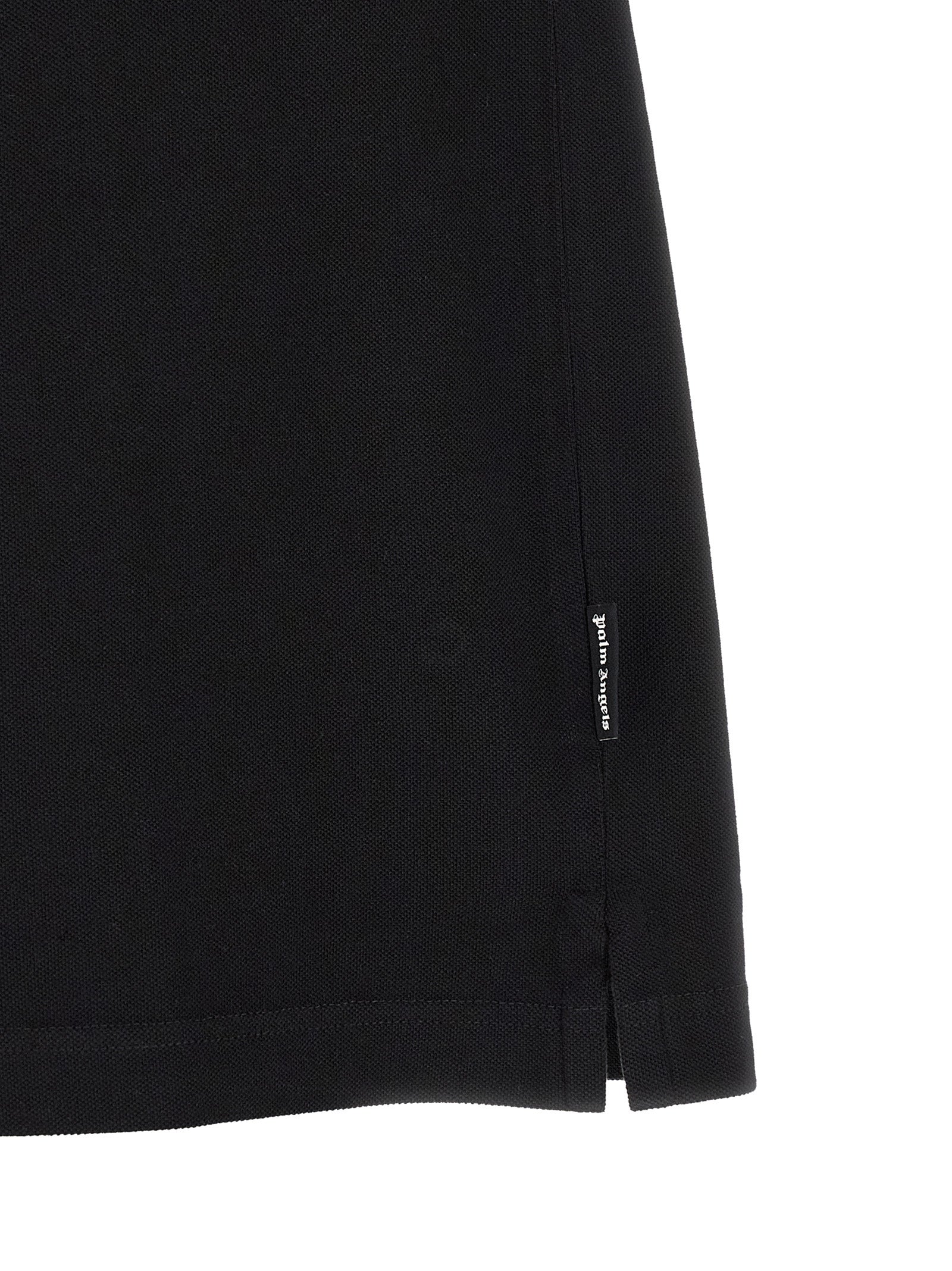 Black Cotton Polo Shirt
