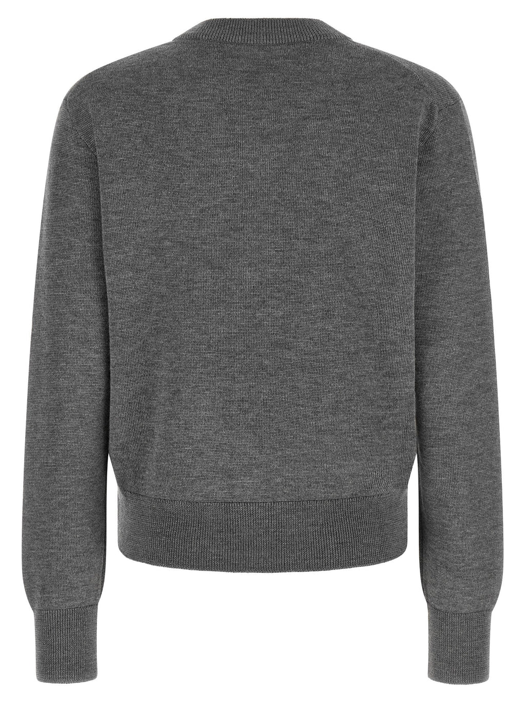Gray Wool Cardigan