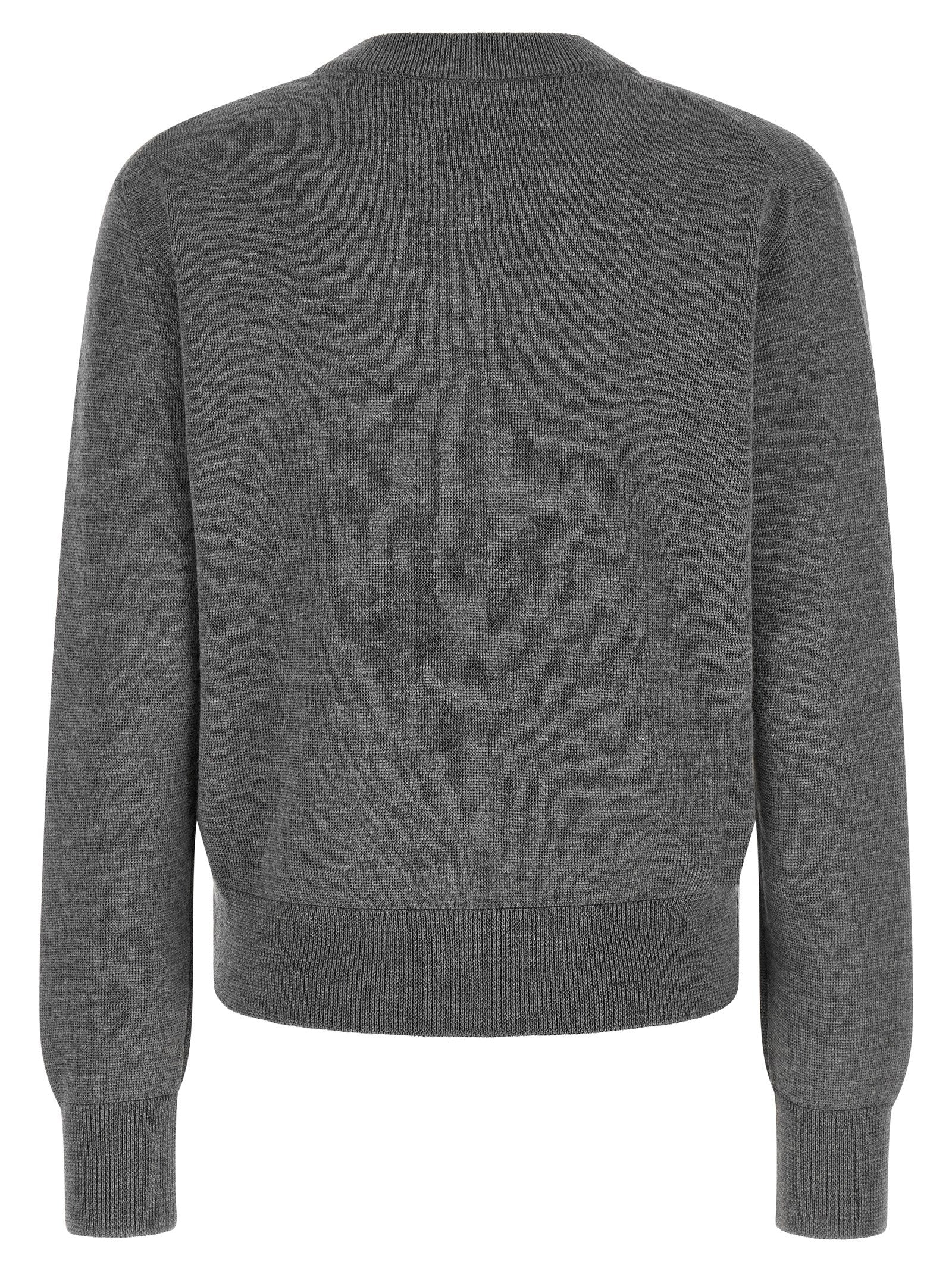 Gray Wool Cardigan