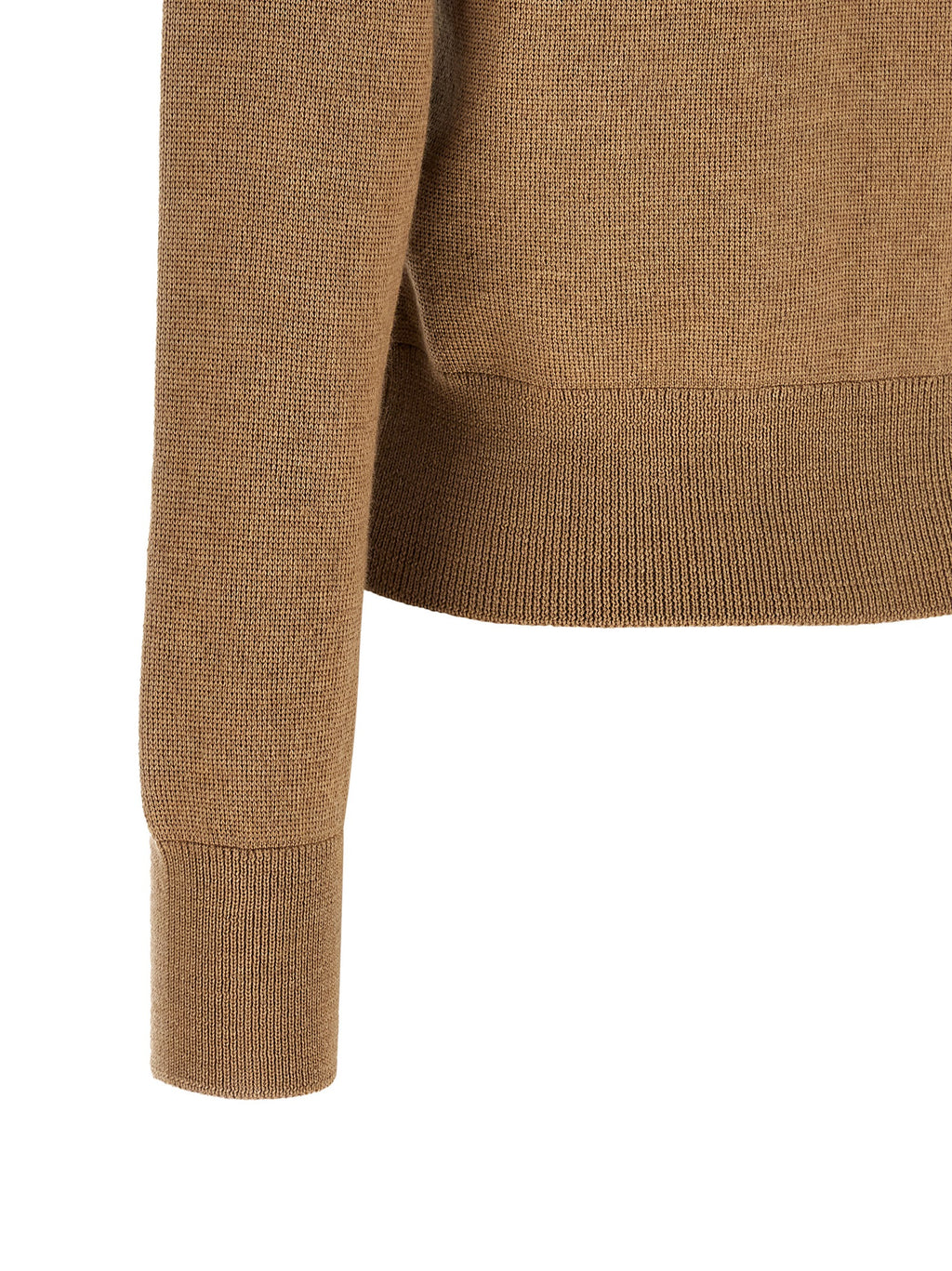 Beige Wool Cardigan