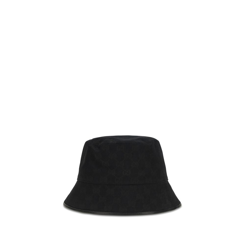 Black Polyester Bucket Hat