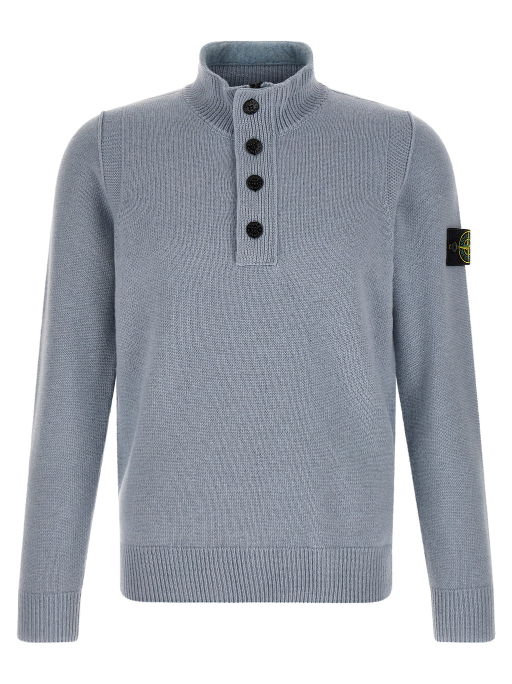 Blue Virgin Wool Cardigan
