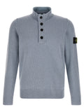 Blue Virgin Wool Cardigan