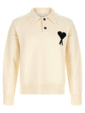 Bicolor Wool Polo Shirt