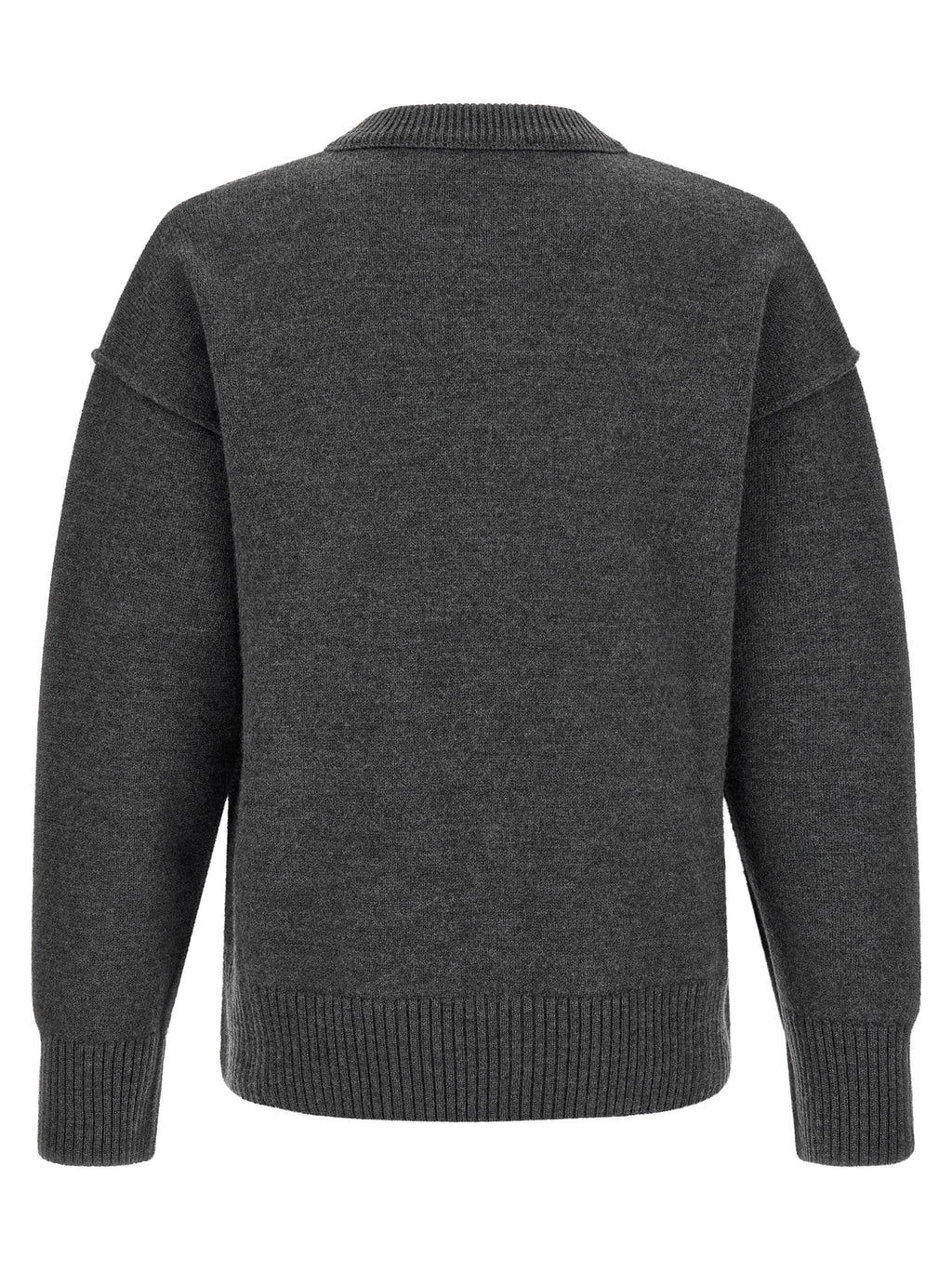 Gray Wool Cardigan