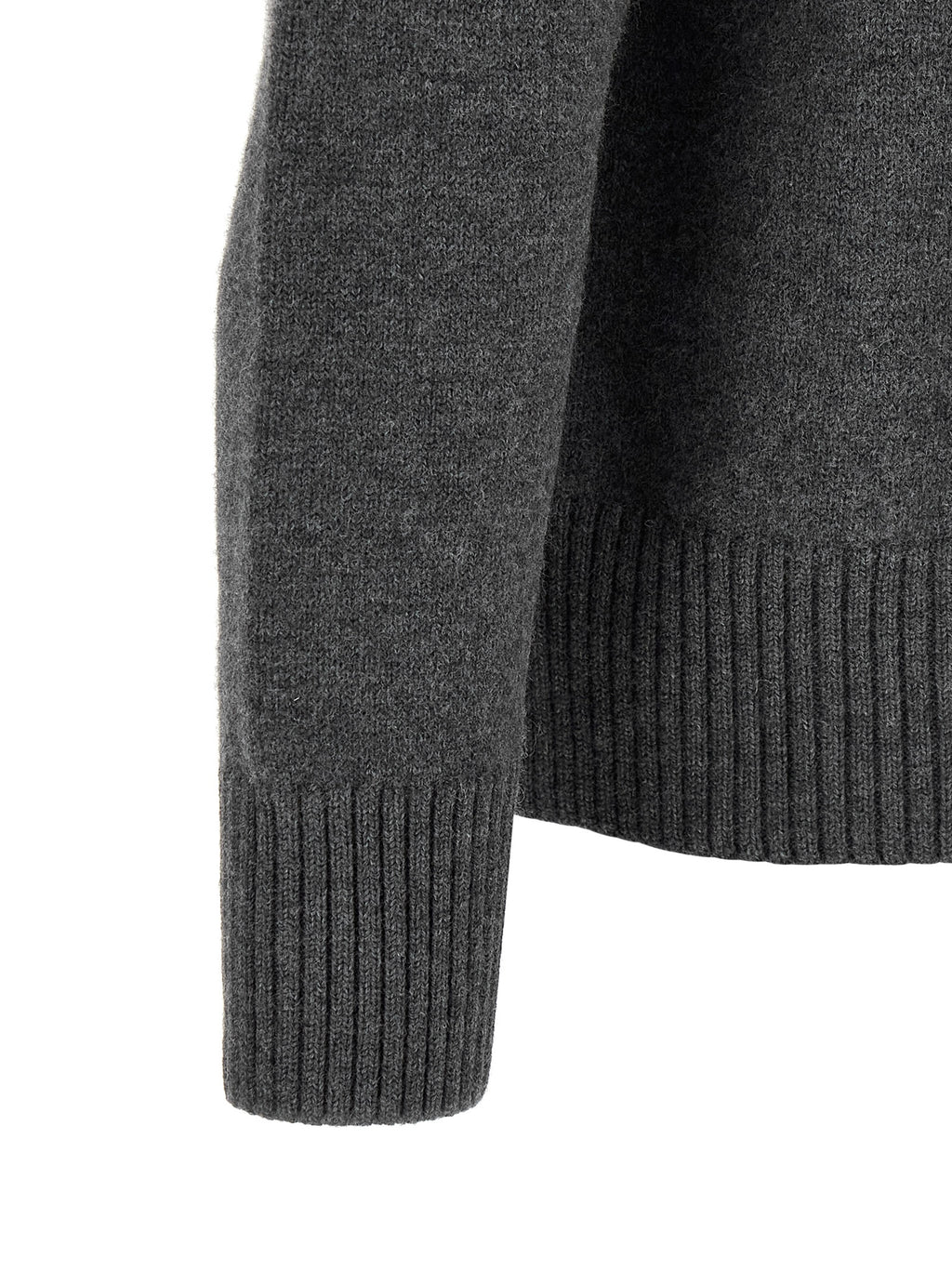 Gray Wool Cardigan