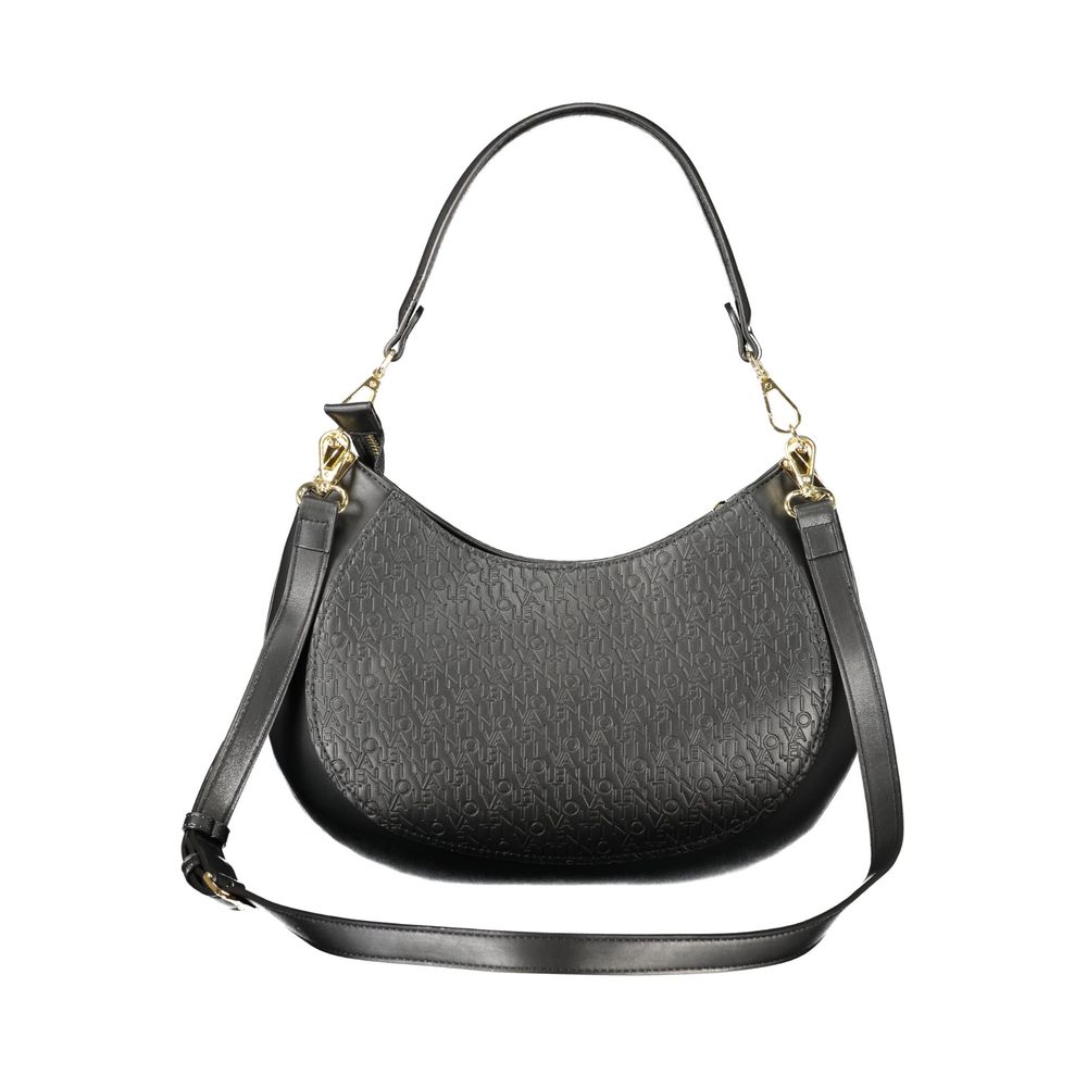 Black Polyurethane Women's Bag