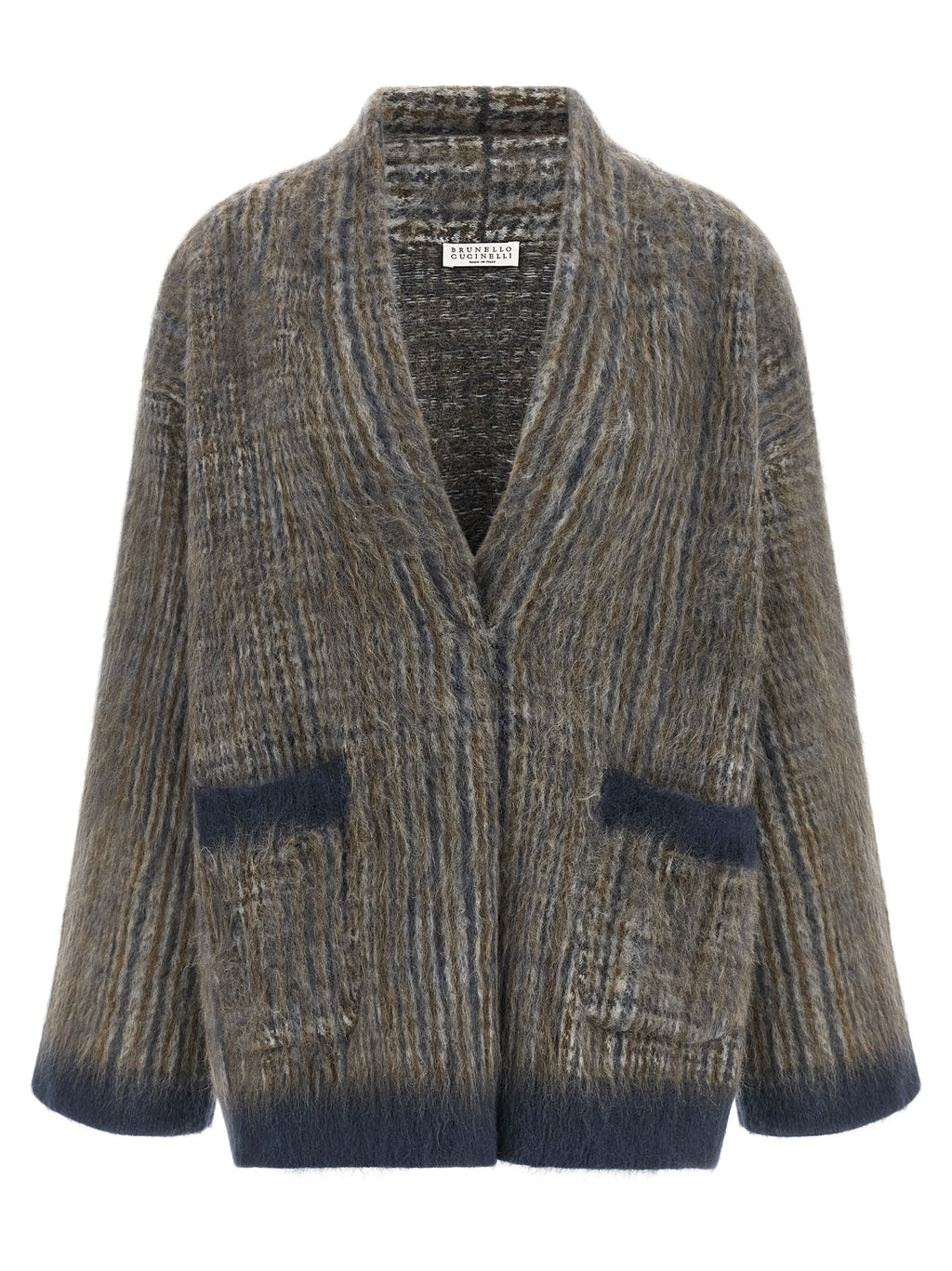 Gray Wool Cardigan