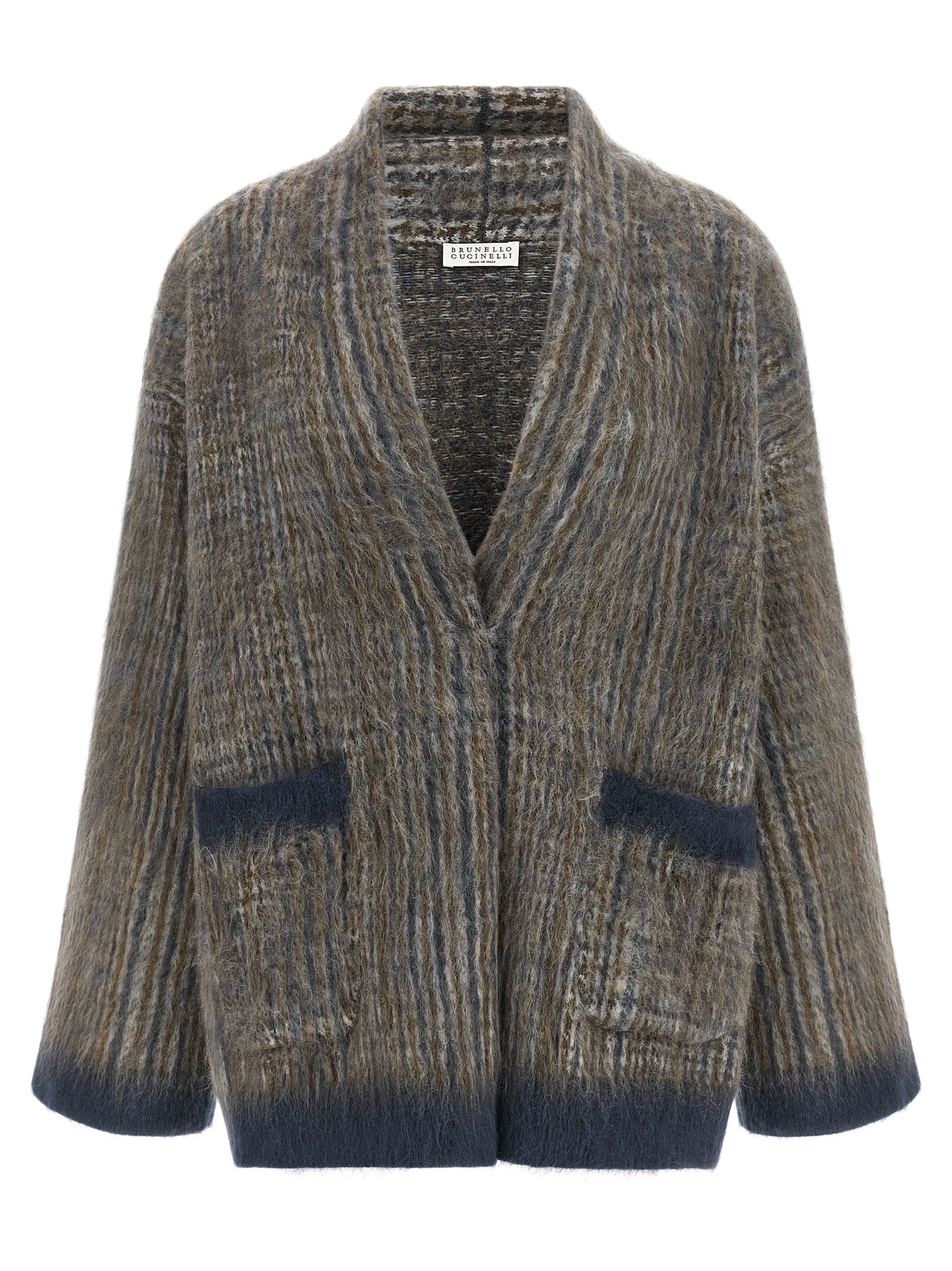 Gray Wool Cardigan