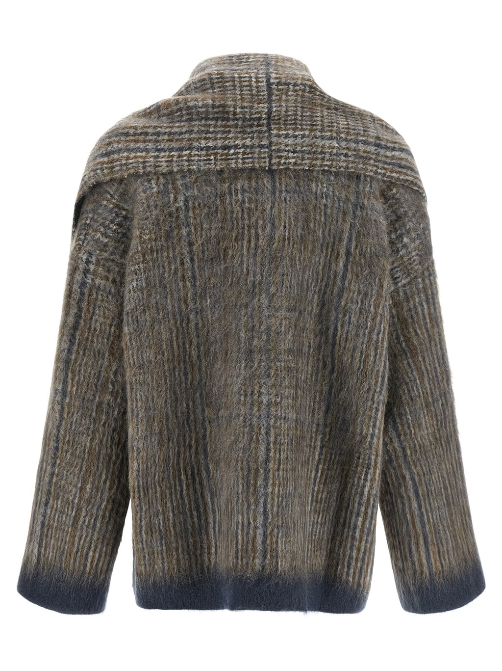 Gray Wool Cardigan