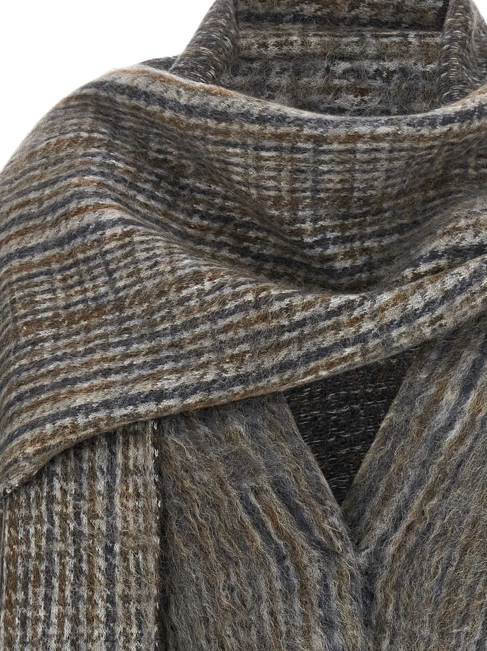Gray Wool Cardigan