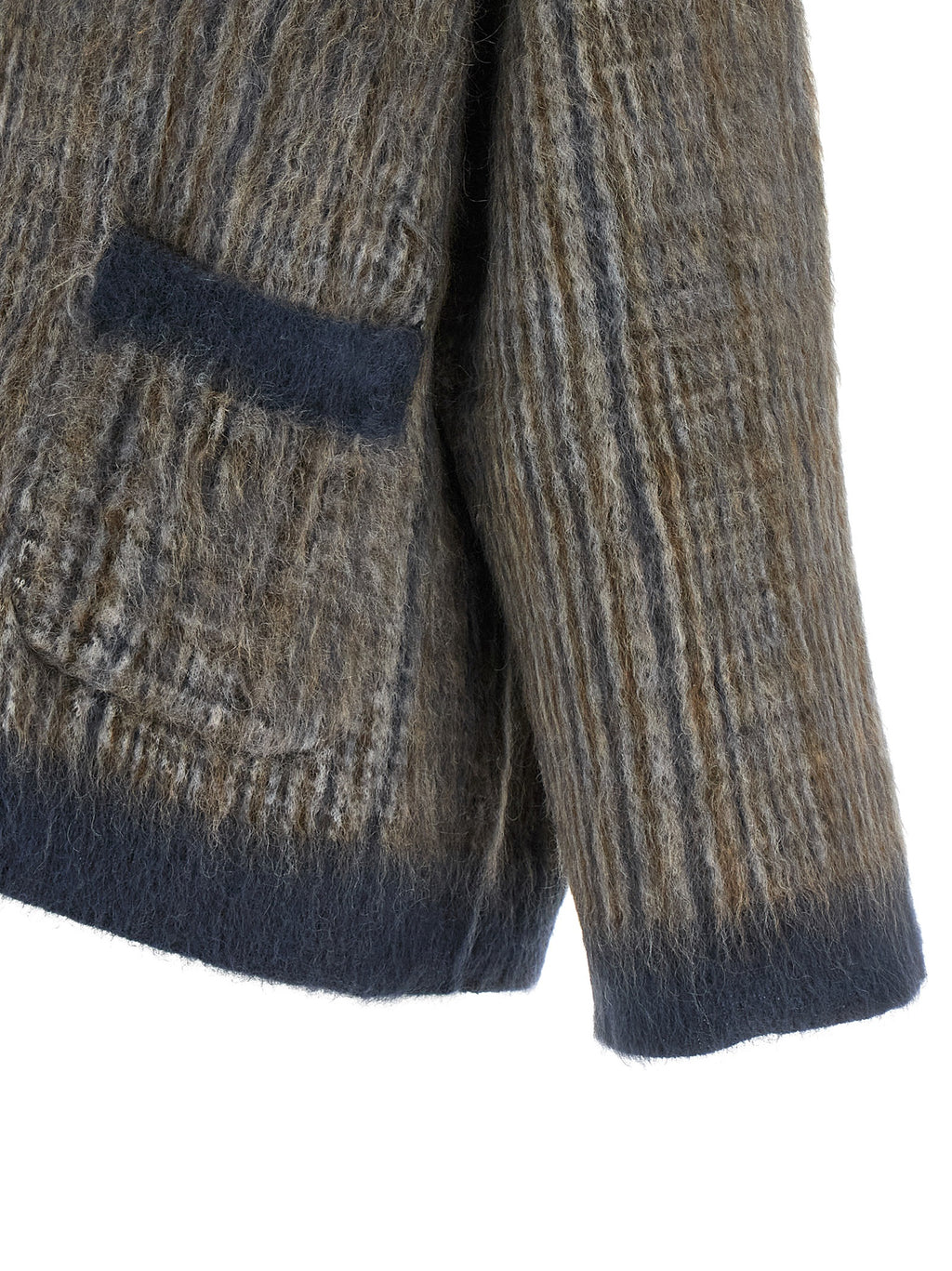 Gray Wool Cardigan