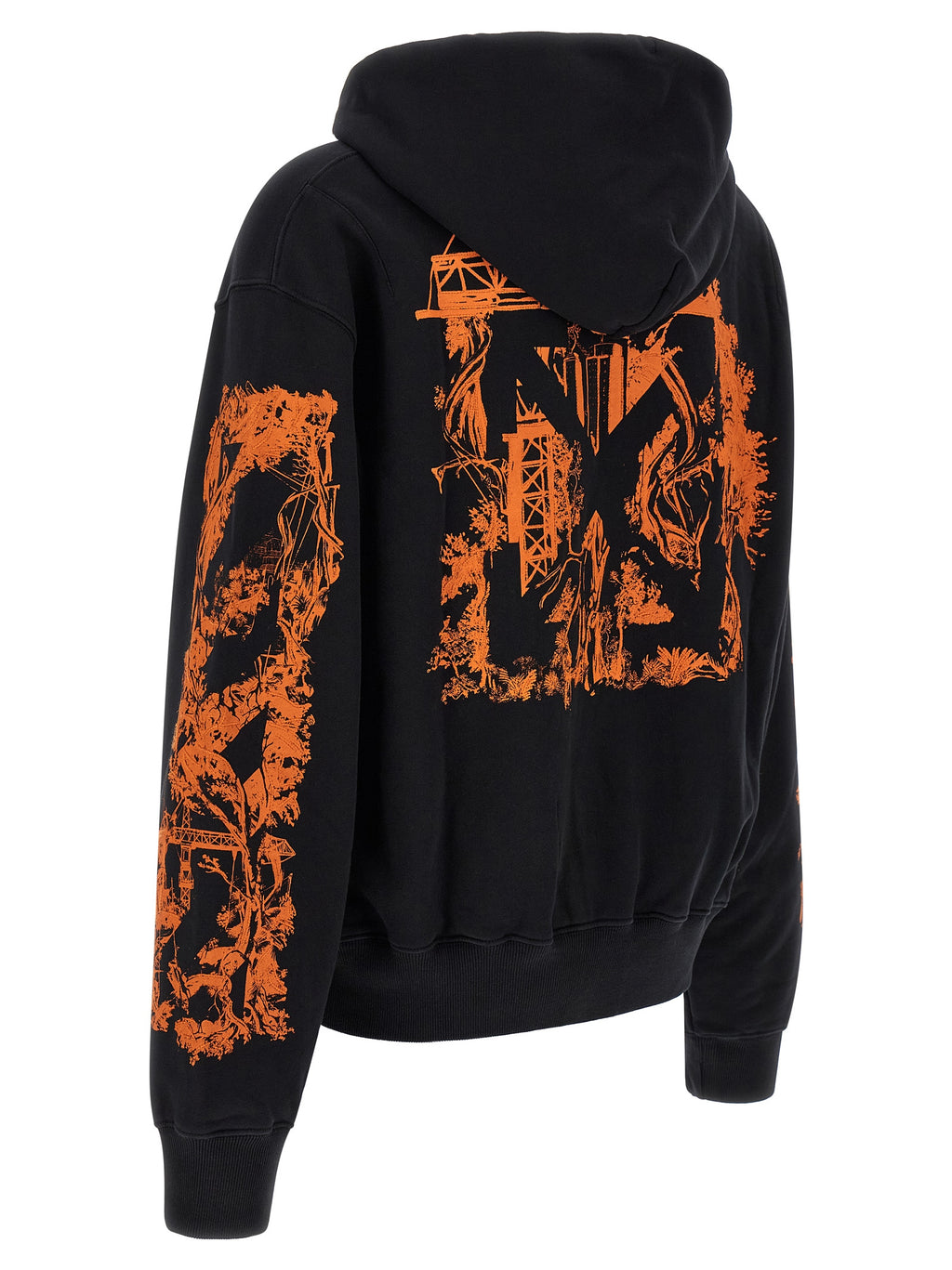 Black Cotton Sweatshirt