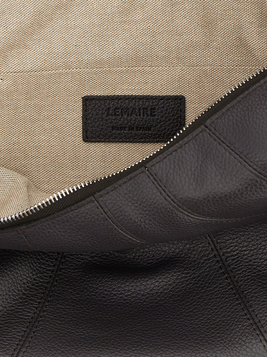Brown Calfskin Shoulder Bag