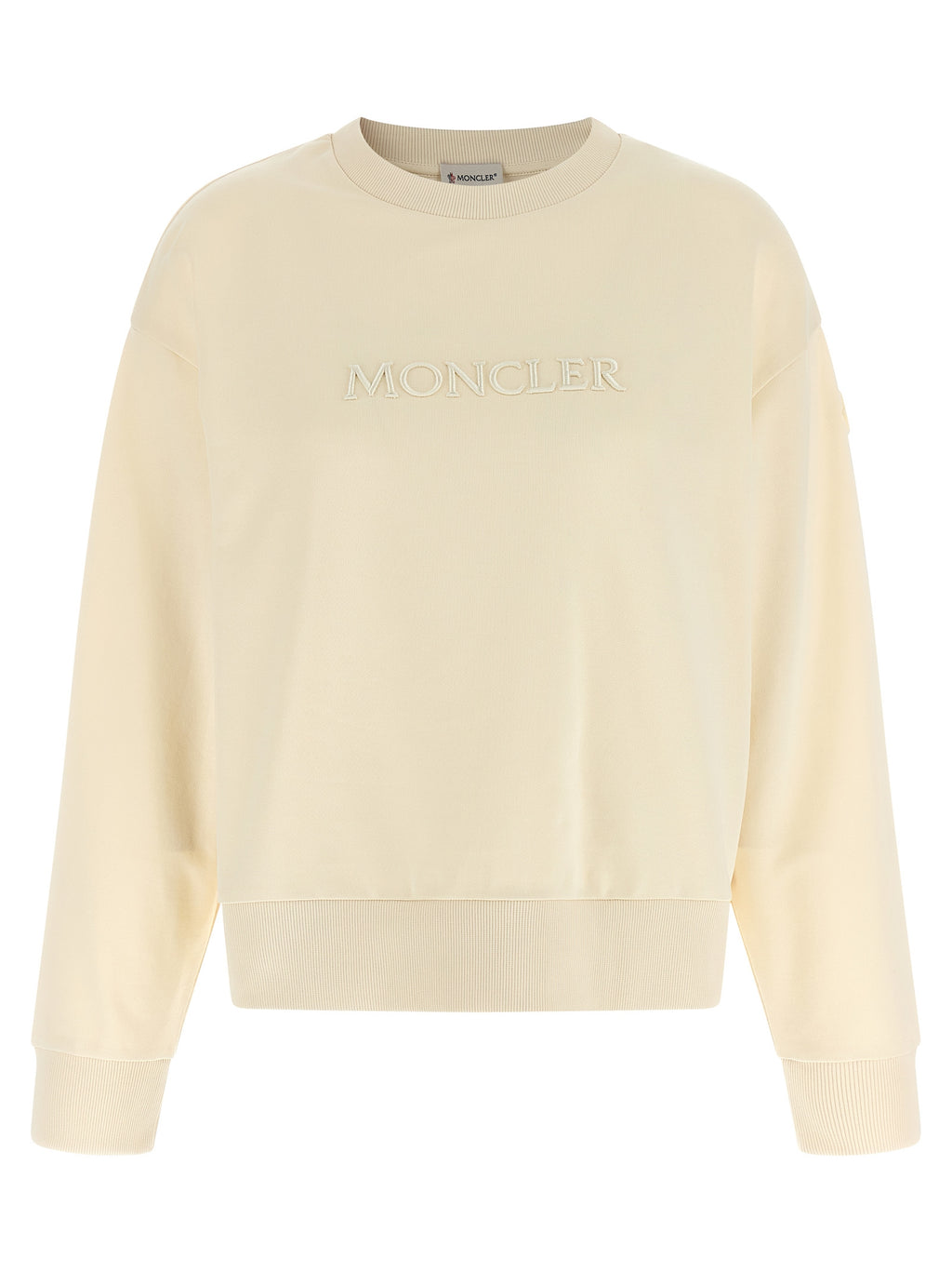 Beige Cotton Sweatshirt