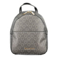 Black Polyurethane Women's Backpack