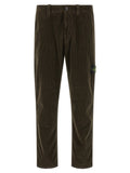 Gray Cotton Casual Pants