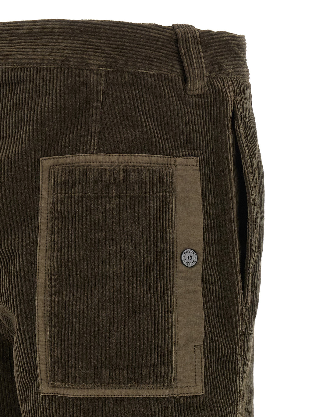 Gray Cotton Casual Pants