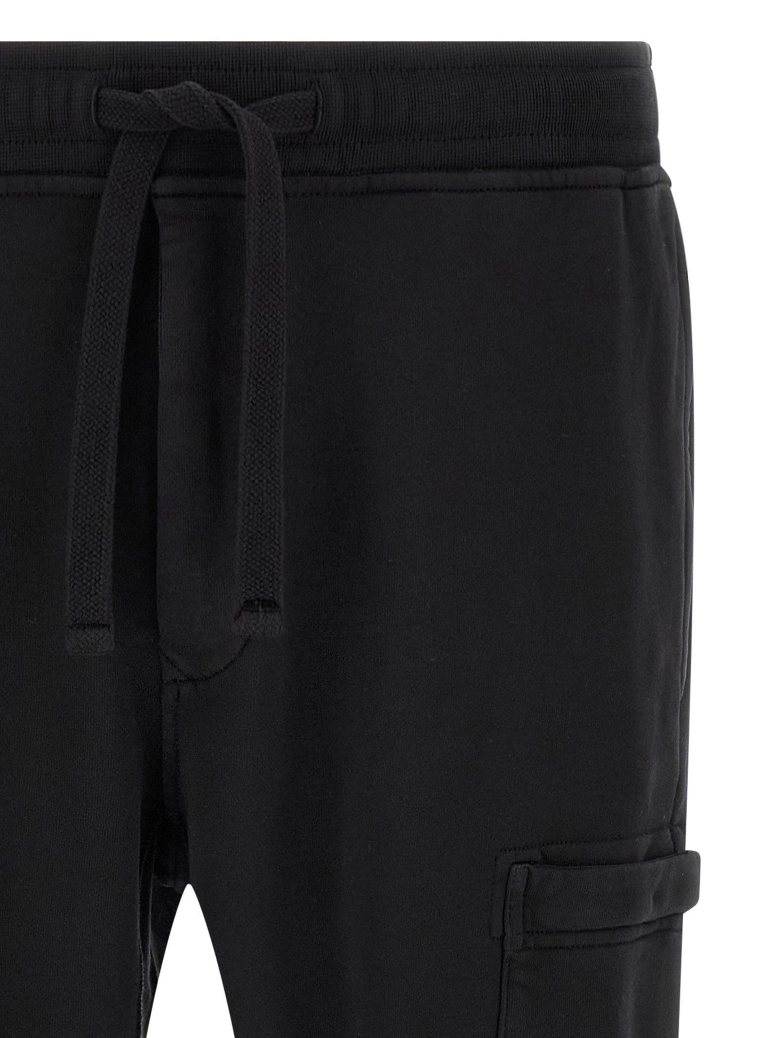 Black Cotton Joggers (Workout Pants)