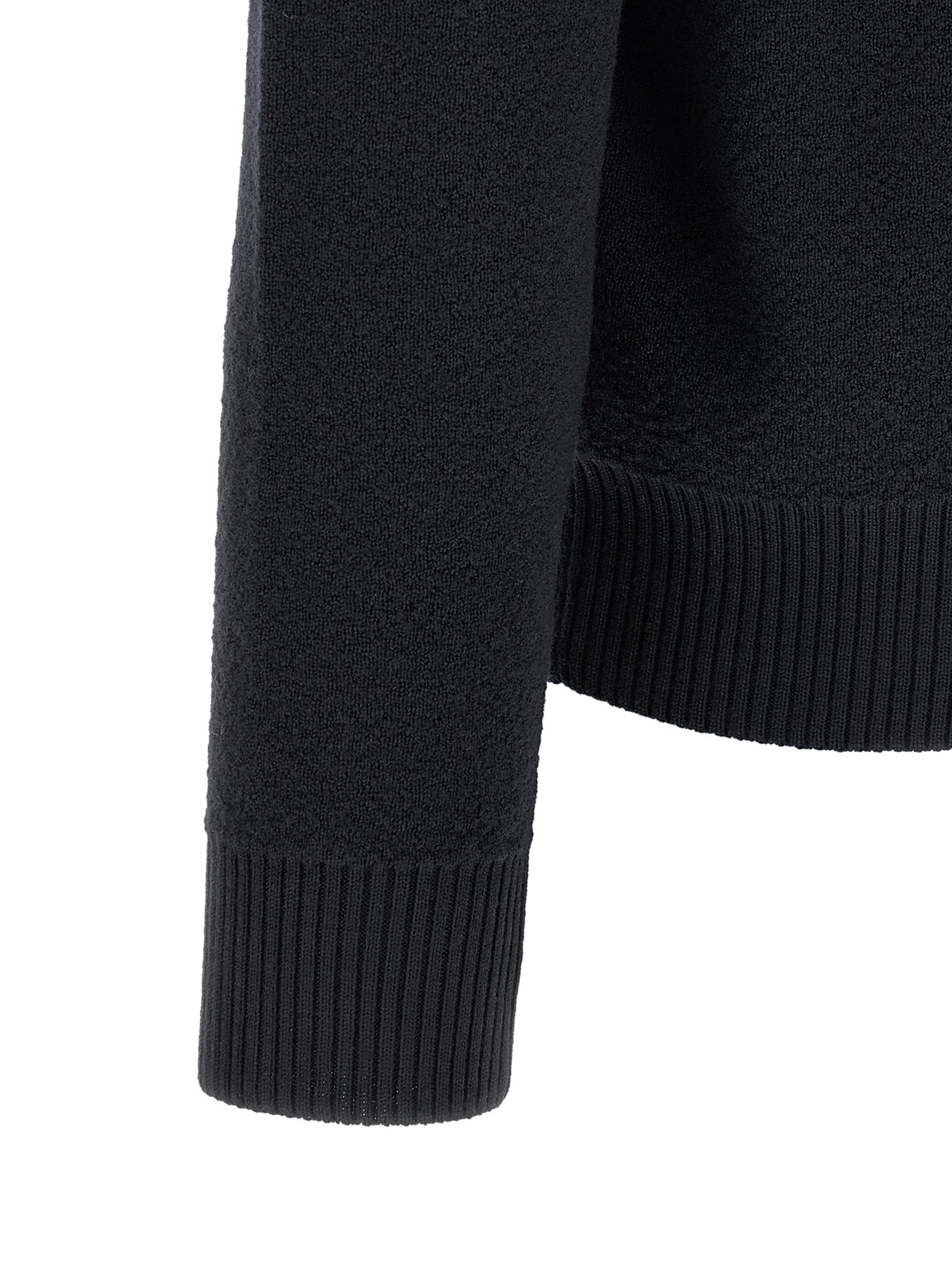 Blue Virgin Wool Cardigan