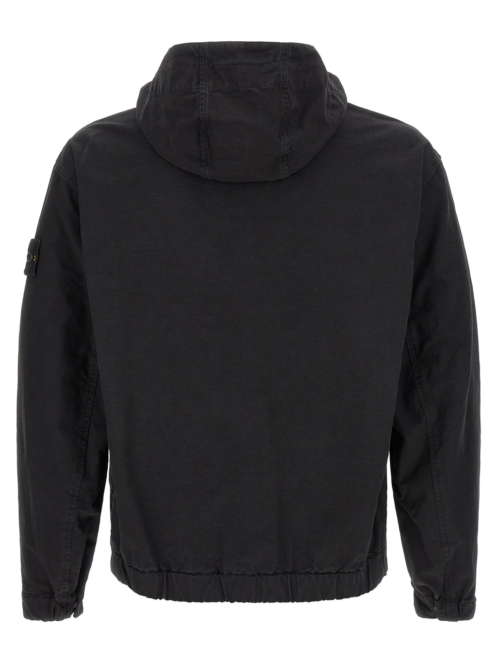 Black Cotton Shell Jacket
