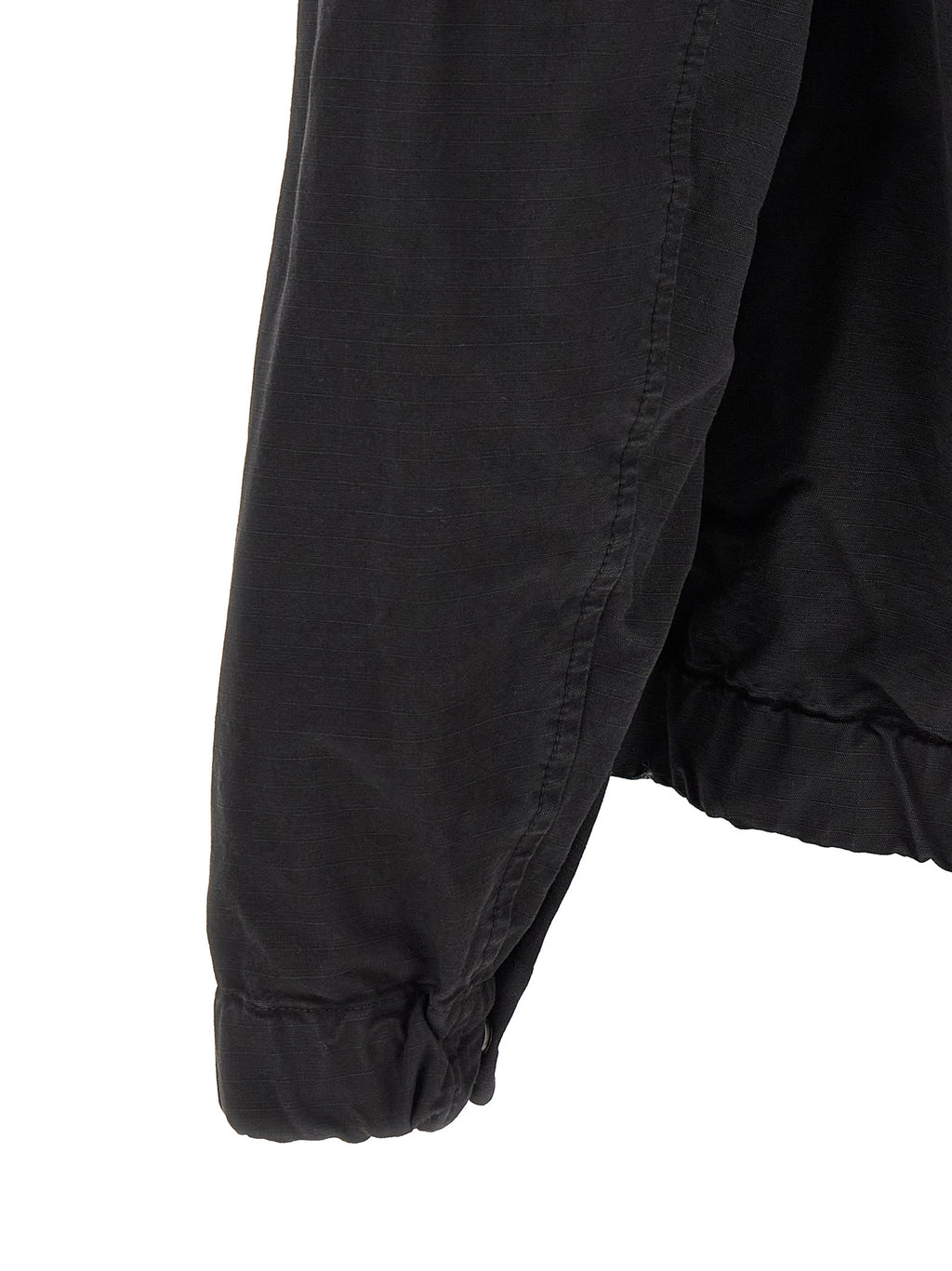 Black Cotton Shell Jacket