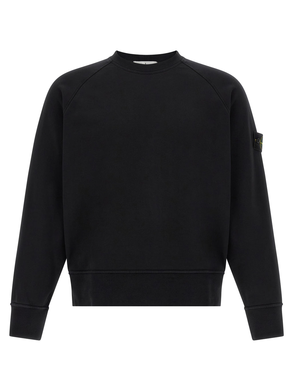 Black Cotton Sweatshirt