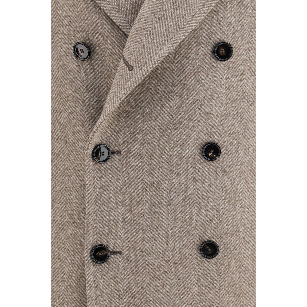 Beige Wool Oves Aries Coat