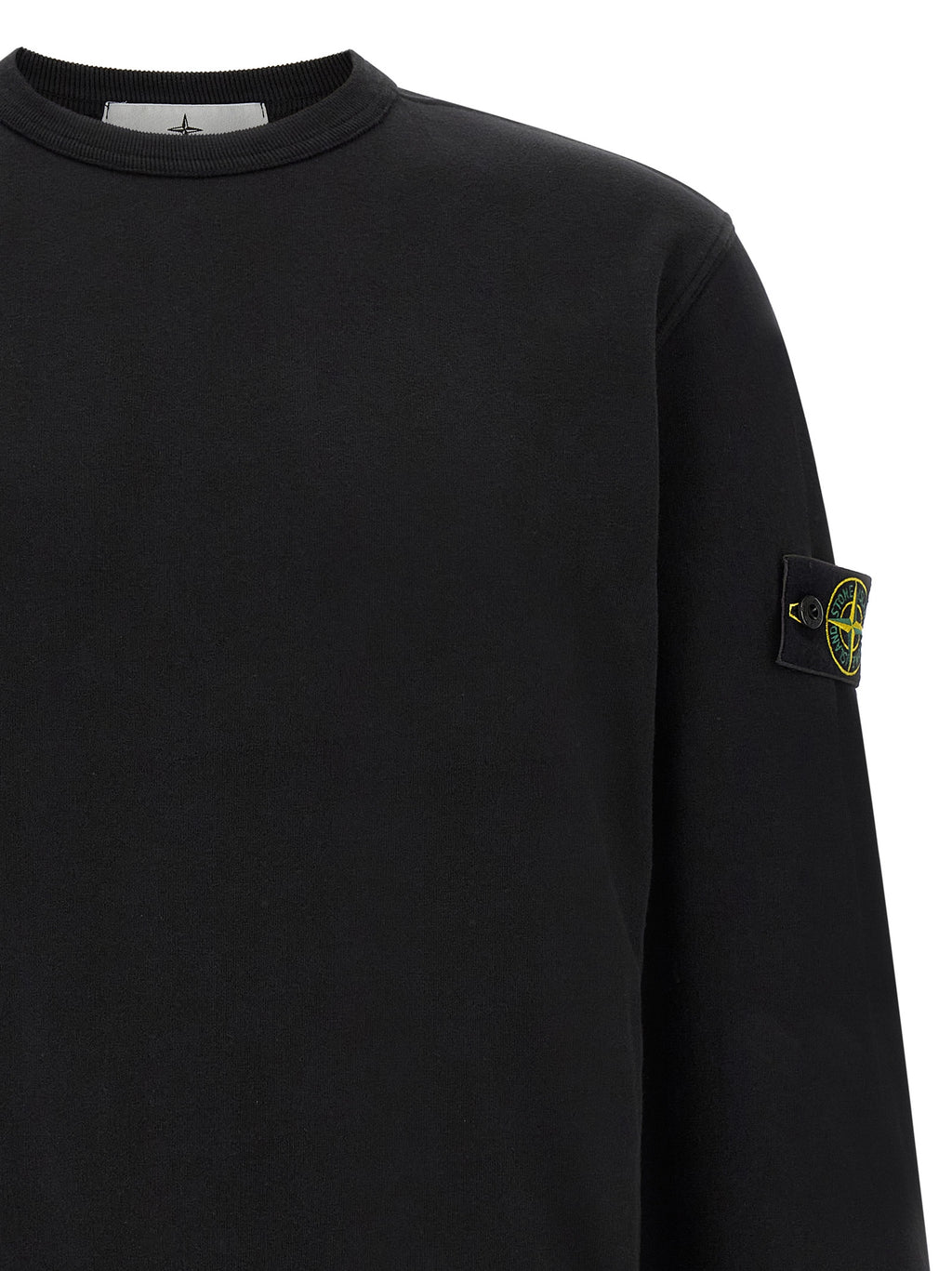 Black Cotton Sweatshirt