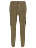Bicolor Cotton Cargo Pants