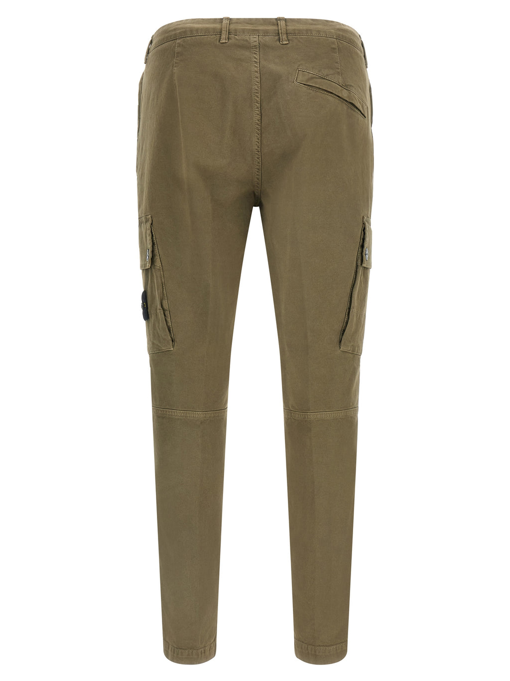 Bicolor Cotton Cargo Pants
