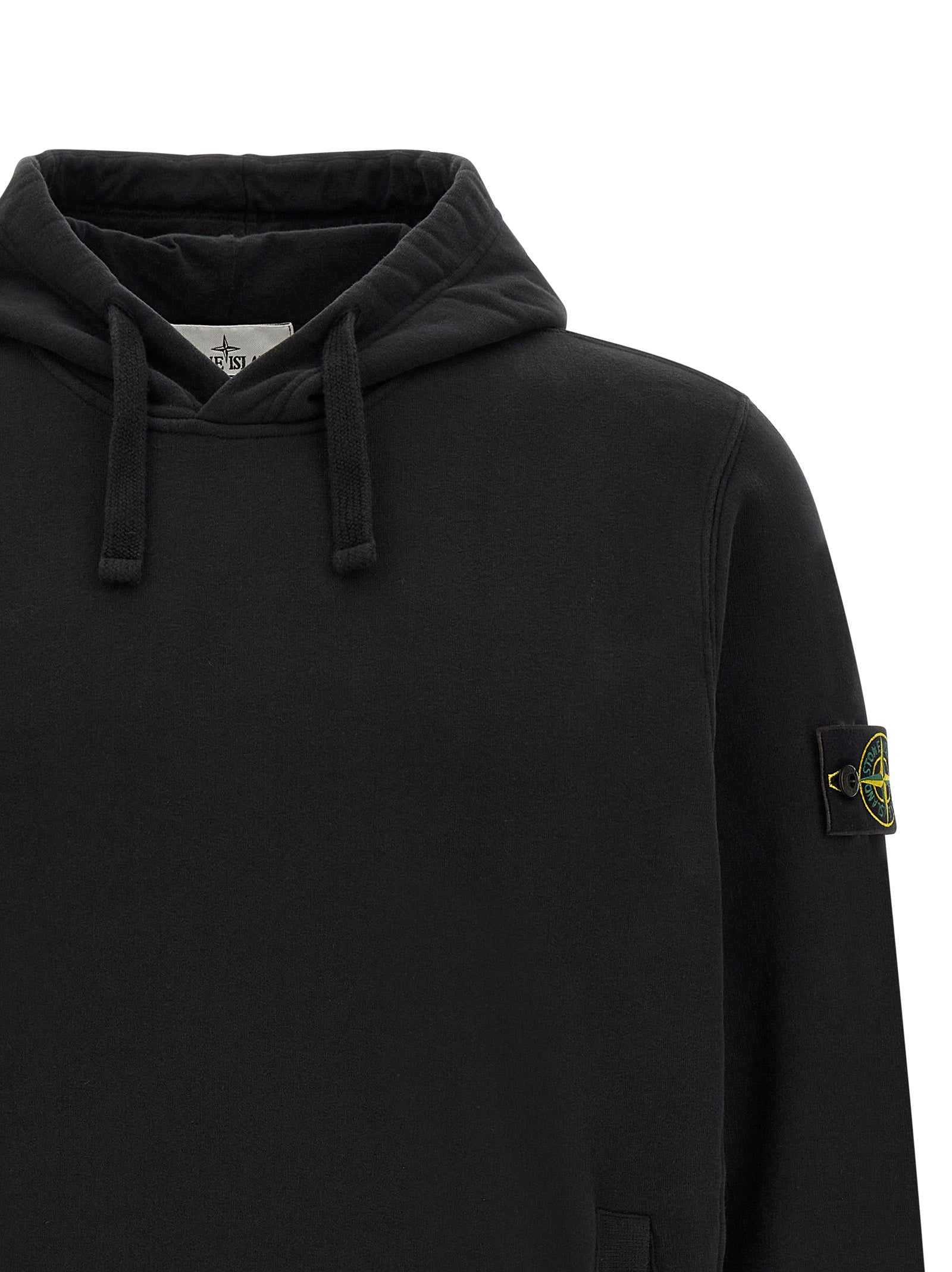 Black Cotton Sweatshirt