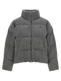 Gray Wool Full-Length Jacket
