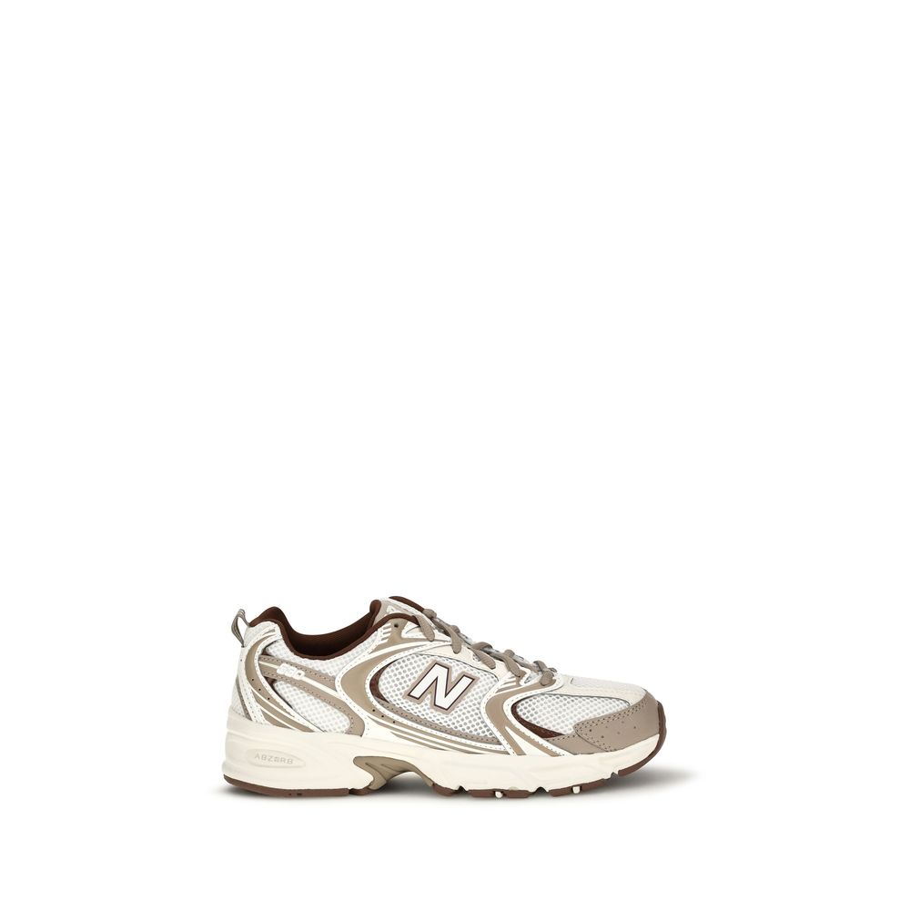 Silver Fabric Athletic Sneakers