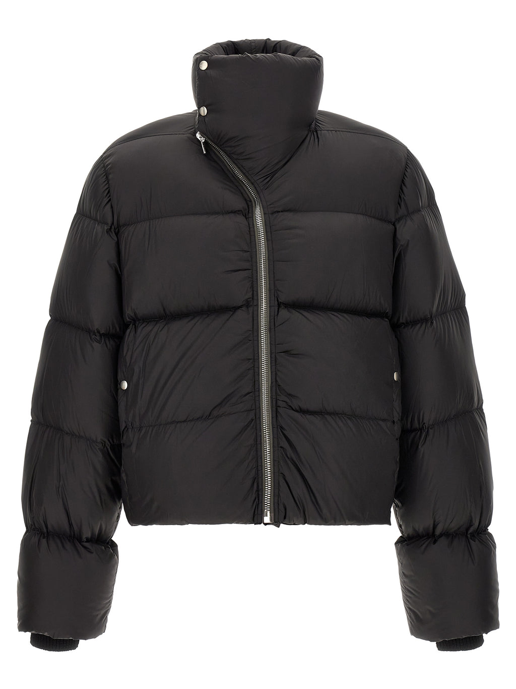 Black Nylon Full-Length Jacket