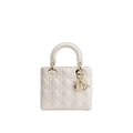 White Lamb Leather Handbag