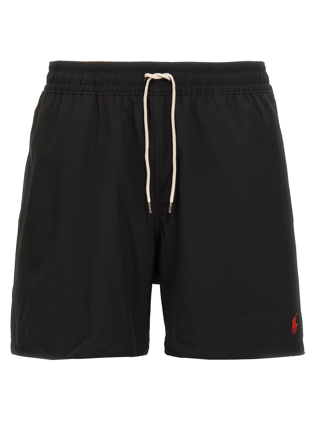 Black Polyester Shorts