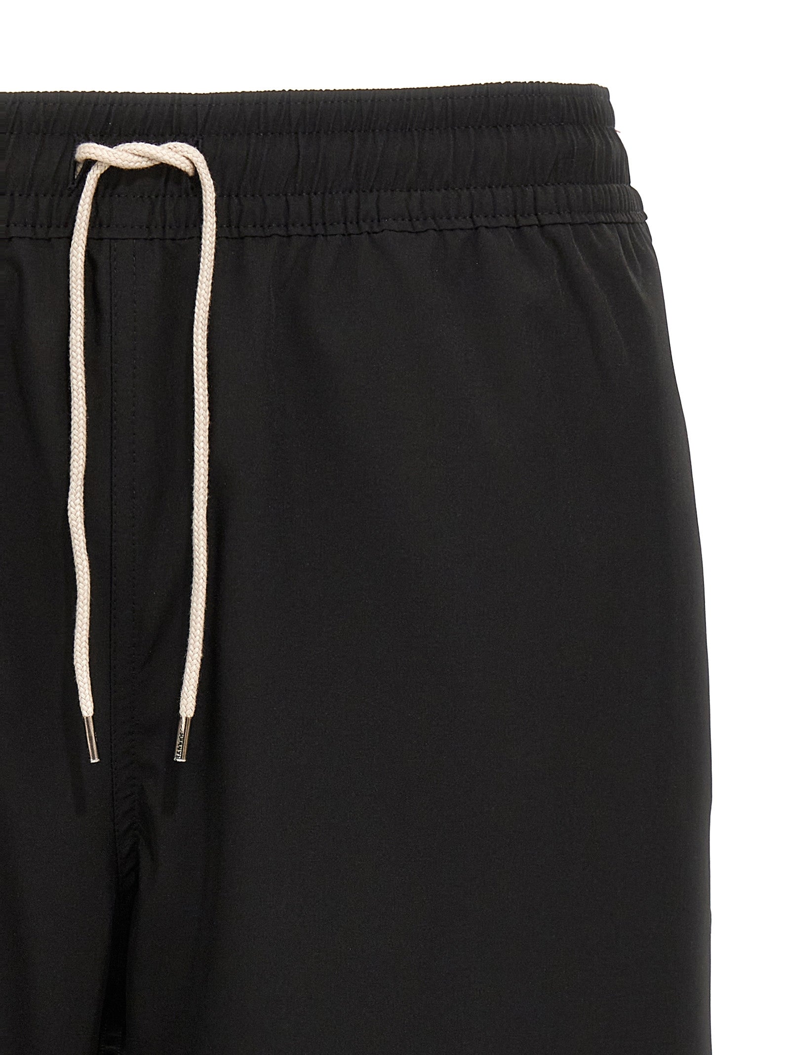 Black Polyester Shorts