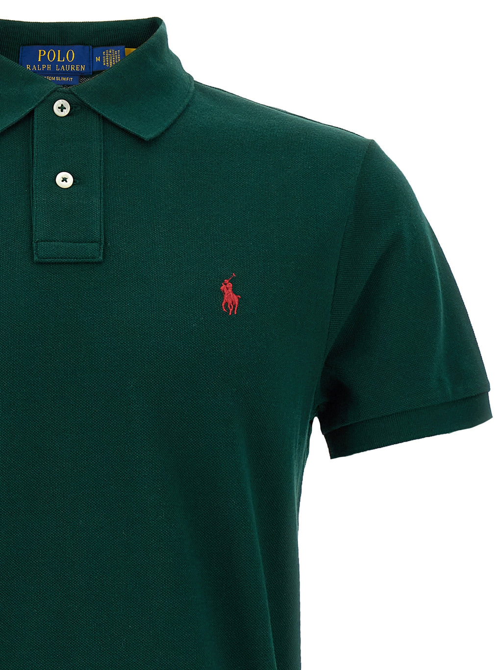 Bicolor Cotton Polo Shirt
