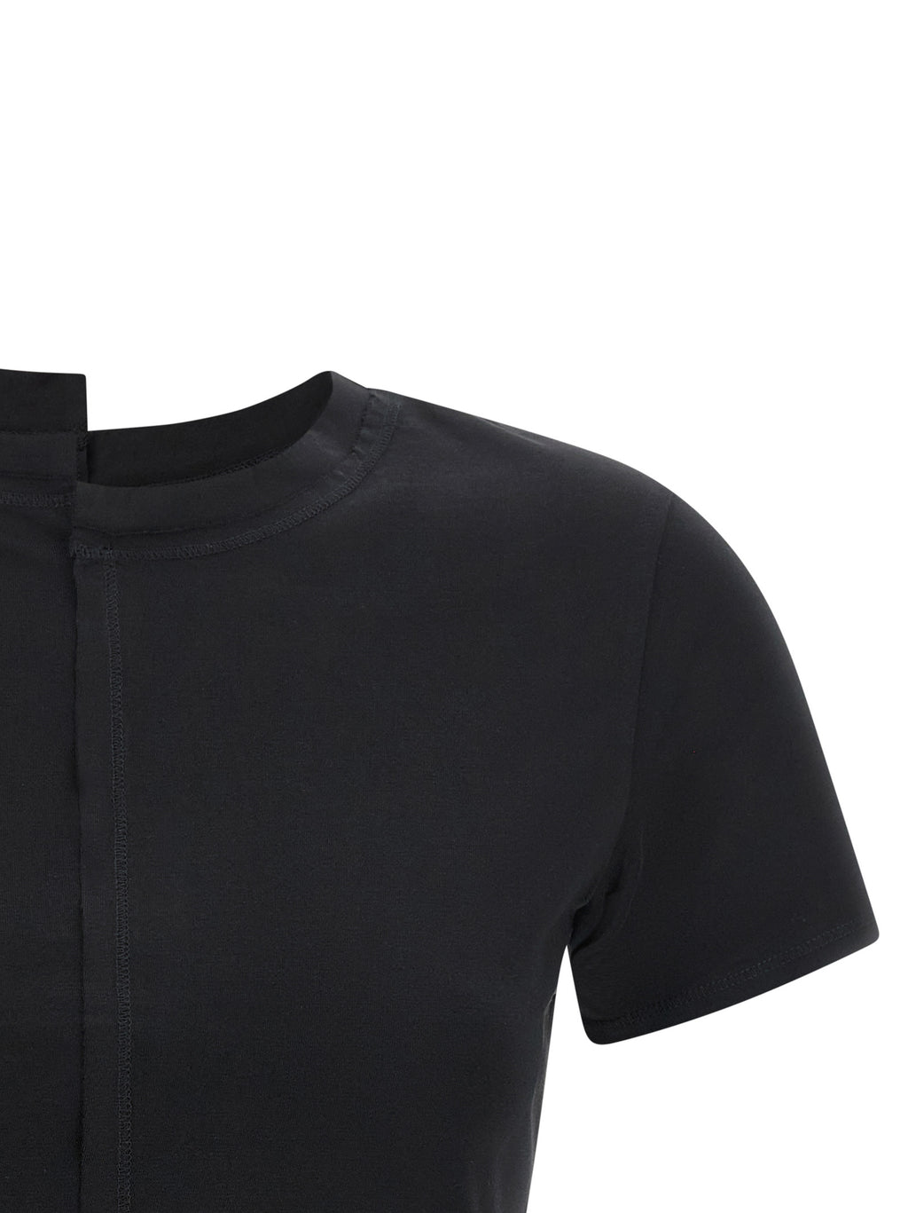 Black Cotton T-Shirt