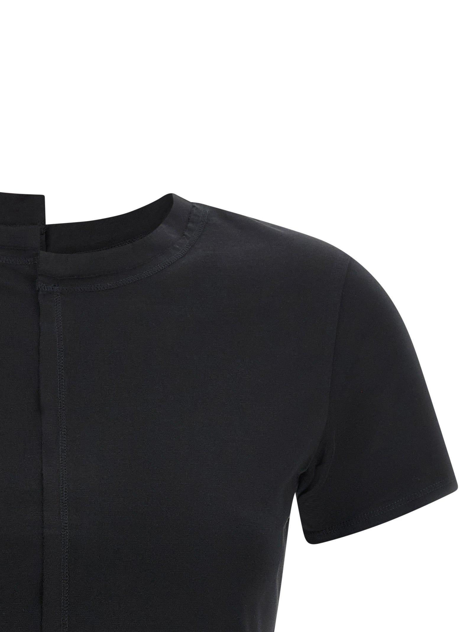 Black Cotton T-Shirt