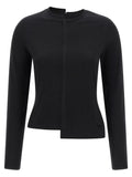 Black Cotton Long Sleeve T-Shirt