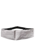 Gray Men 100% Silk Belt Waist Cummerbund