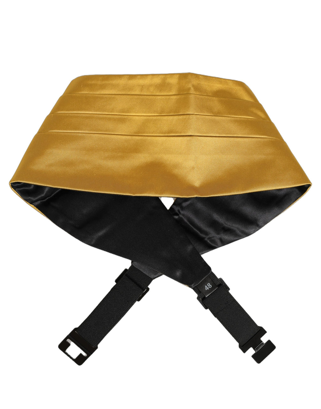 Gold Men 100% Silk Belt Waist Cummerbund