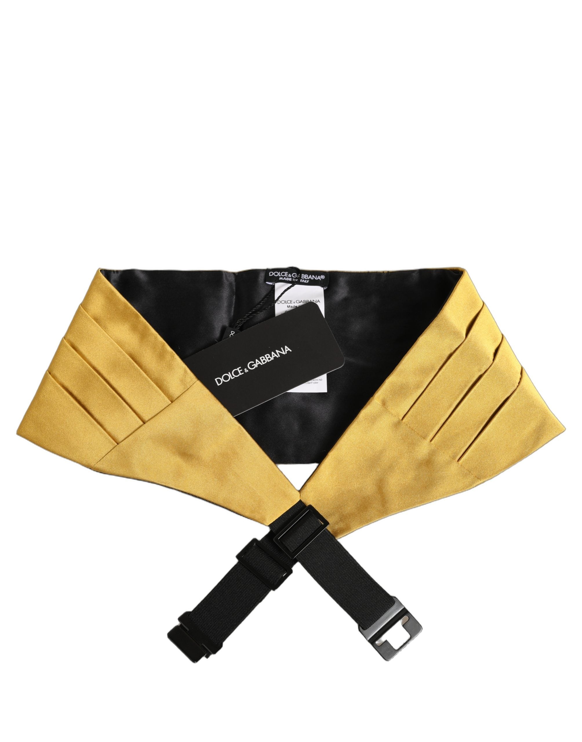 Gold Men 100% Silk Belt Waist Cummerbund