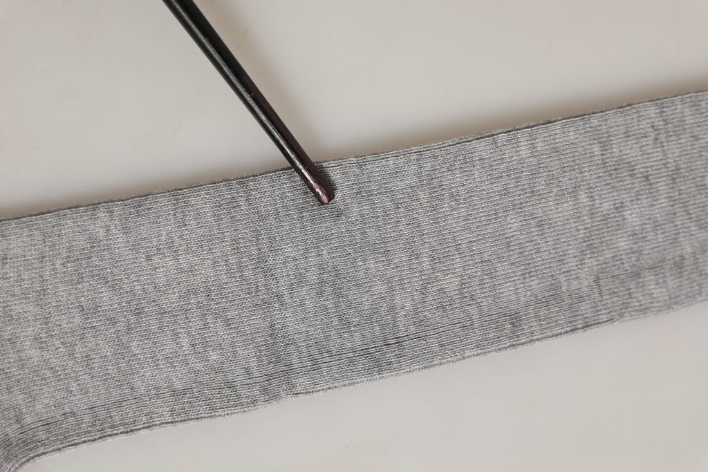 Men Gray Viscose Over The Calf Accessory Socks