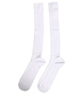 Men White Viscose Over The Calf Accessory Socks