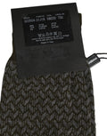 Dark Gray Cotton Knit Knee High Accessory Socks