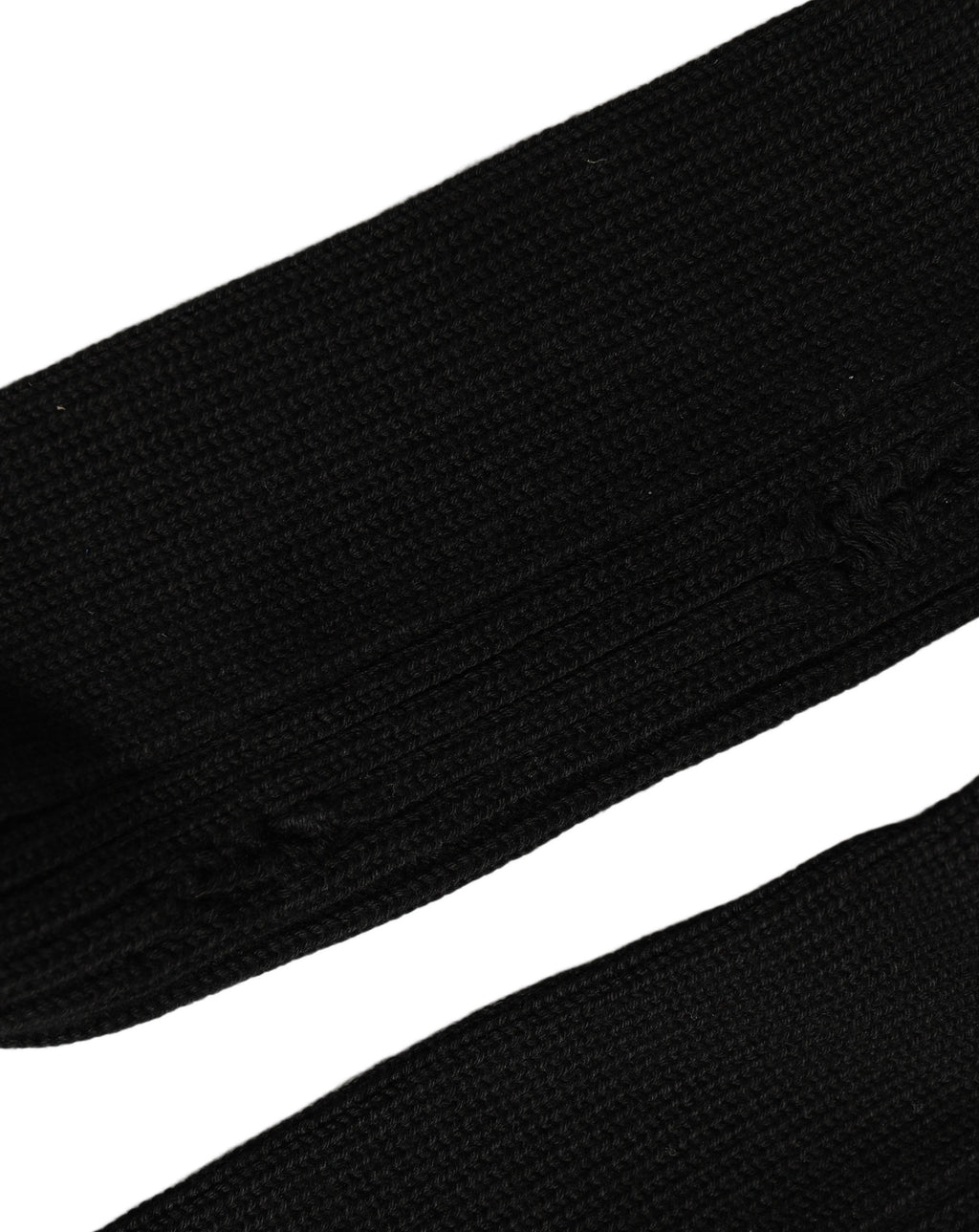 Men Black Cotton Distressed Mid Calf Accessory Socks